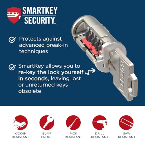 Weiser Powerbolt 3 Satin Chrome Keyless Entry Door Lock/Deadbolt Lock, 10-Button Keypad Door Lock with Auto Lock and 12-Month Battery Life, Electronic Door Locks for Front Door, Home Décor