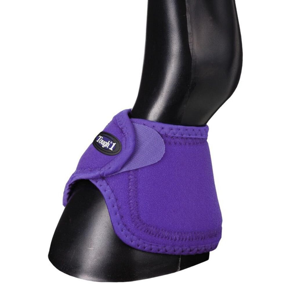 Tough 1 Performers 1St Choice No Turn Bell Boots, Purple, Medium
