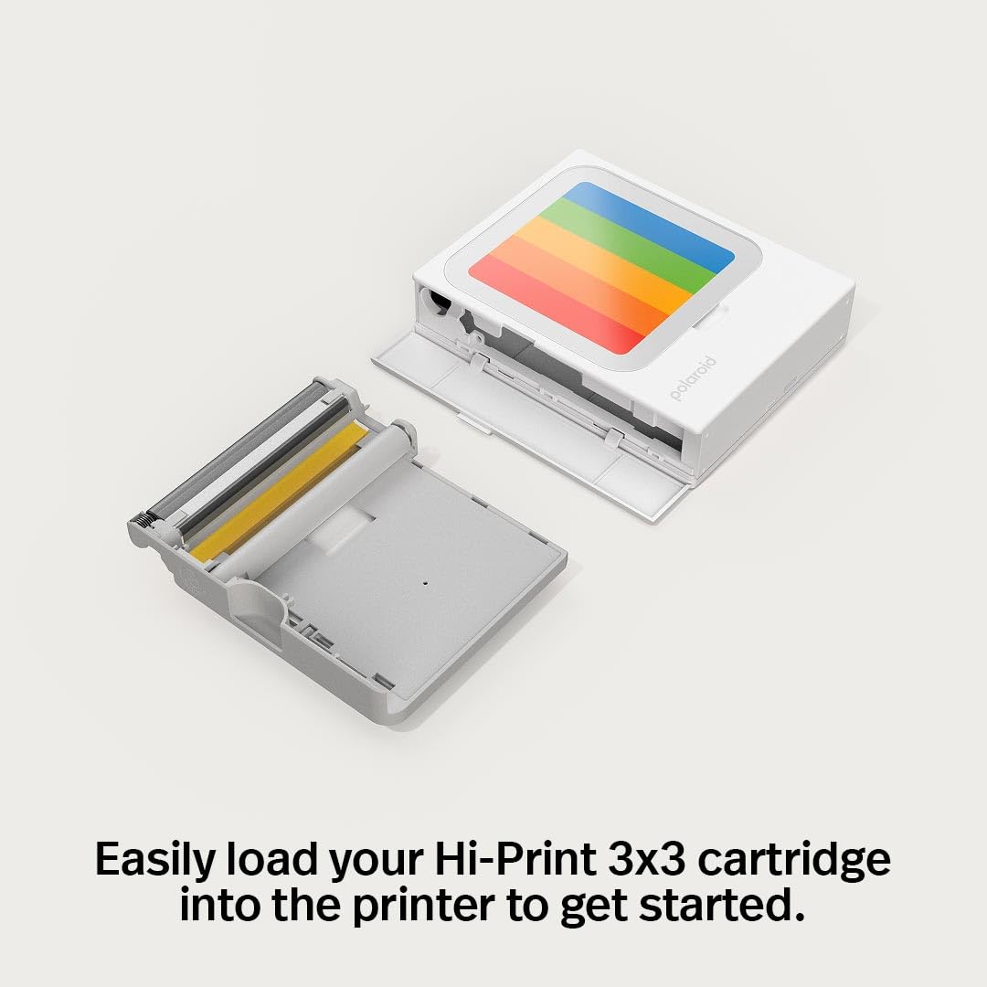 Polaroid Hi-Print 3x3 Paper - 3x3 Photo Paper Cardridge - 30 Photo Sheets (6646)
