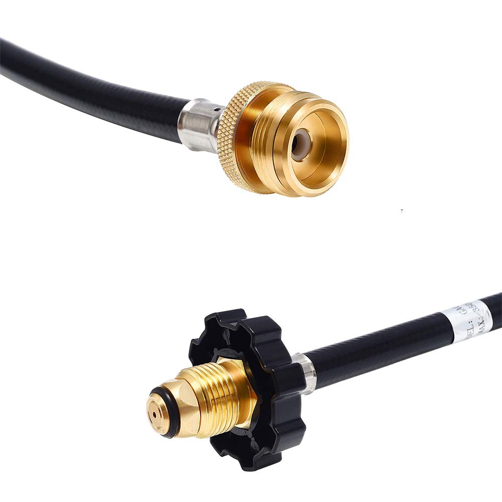 4 Feet Propane Hose Adapter with Colemann 5430 Regulator Universal for Coleman Stove 5413, 5423, 5420A, 5425A, 5426, 5430B, 5435B, 5435C, and Other Portable Appliances