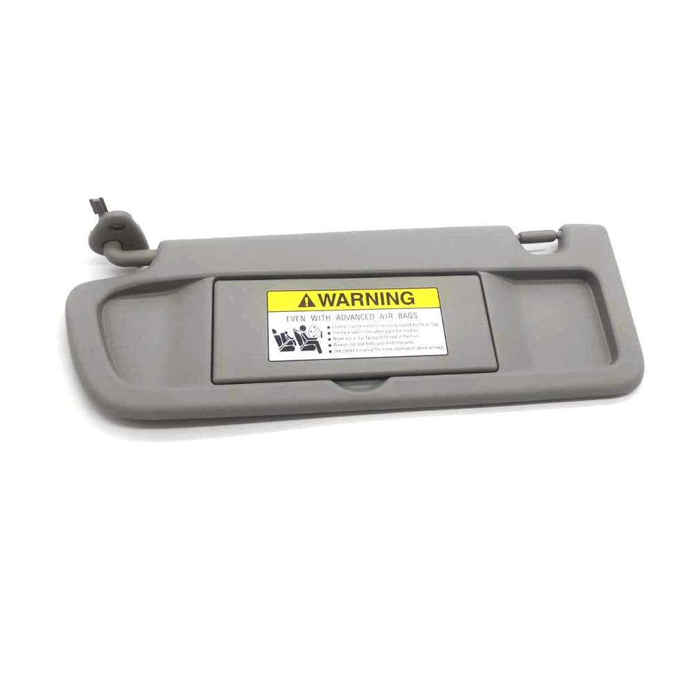 Driver Left Sun Visor FP2017D for 2006 2007 2008 2009 2010 2011 Honda Civic EX/LX/Sedan/SI Coupe, 83280-SNA-A01ZA Clear Gray