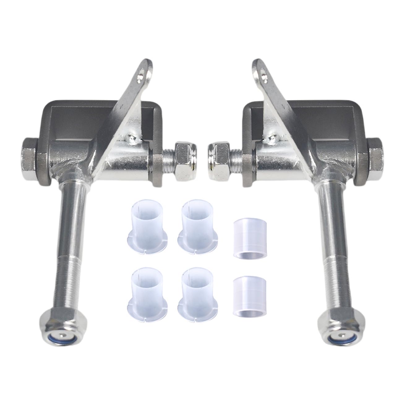 QASKEHKT Steering Spindle Bracket Set 5/8" Axle Kingpin 3-3/4" Long for Go Kart 212cc 196cc 6.5hp 13hp 15hp 420cc 301cc Manco Azusa Yerf-Dog Right and Left