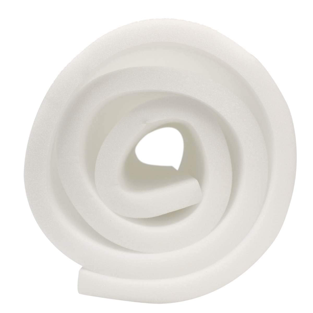 Cozylkx Upholstery Foam, 0.5" H x 24" W x 71" L High Density Seat Cushion Foam for Foam Padding, Seat Replacement, Upholstery Sheet, White