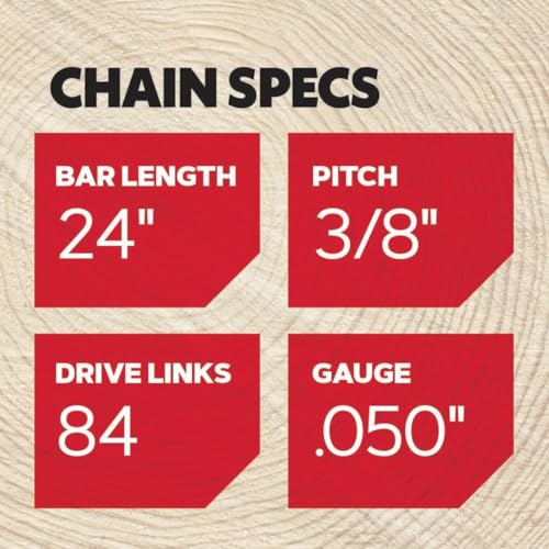 Oregon E84 PowerCut 24-Inch Chainsaw Chain, Fits Husqvarna, Stihl