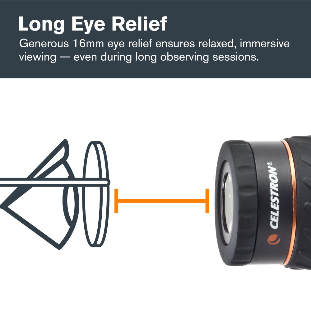 Celestron X-Cel LX Series Eyepiece-1.25-Inch 7mm 93422