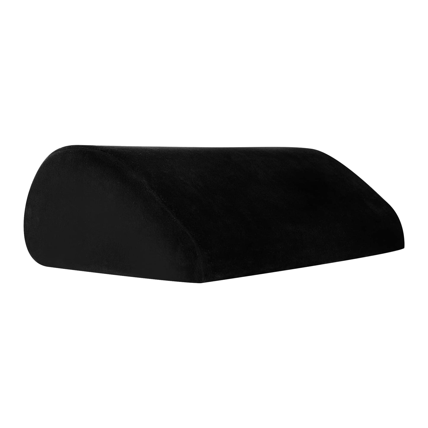 Amazon Basics Foam Foot Rest for Under Desk at Work with Washable Cover, Comfortable Stool for Home and Office, 12.95 x 25.91 x 43.94 cm, Black
