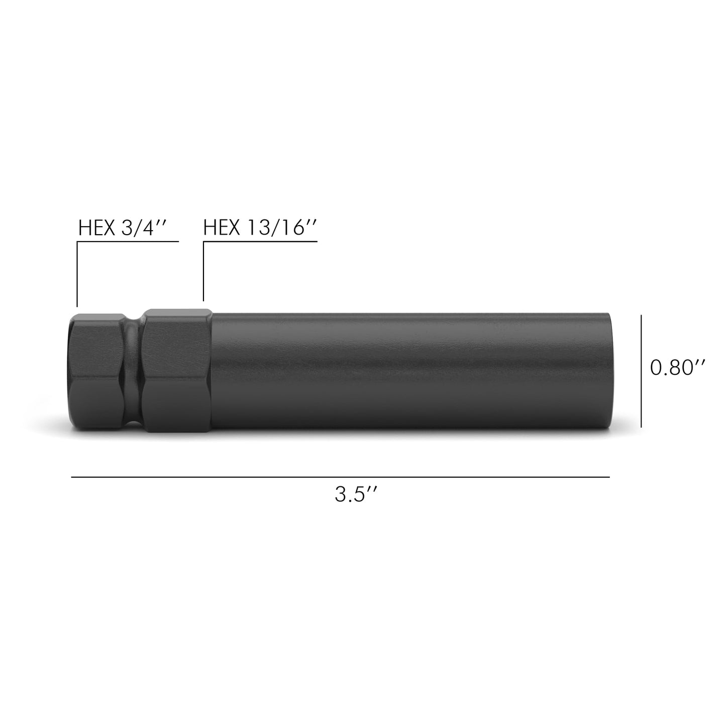 White Knight 3806-20AM Chrome M12 x 1.25 Thread Size Spline Drive Lug Nut with Key (Small Diameter Seating for AFTERMARKET Wheels), 20-Pack