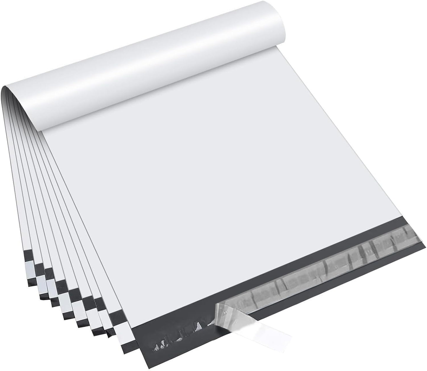 Packpal Poly Mailers 50 Pack Extra Large White Shipping Bags 24x24 Inch, Strong Thick Shipping Envelopes Self-Seal Closure Ideal for Mailing, Package Bags, Clothes, Large Items.