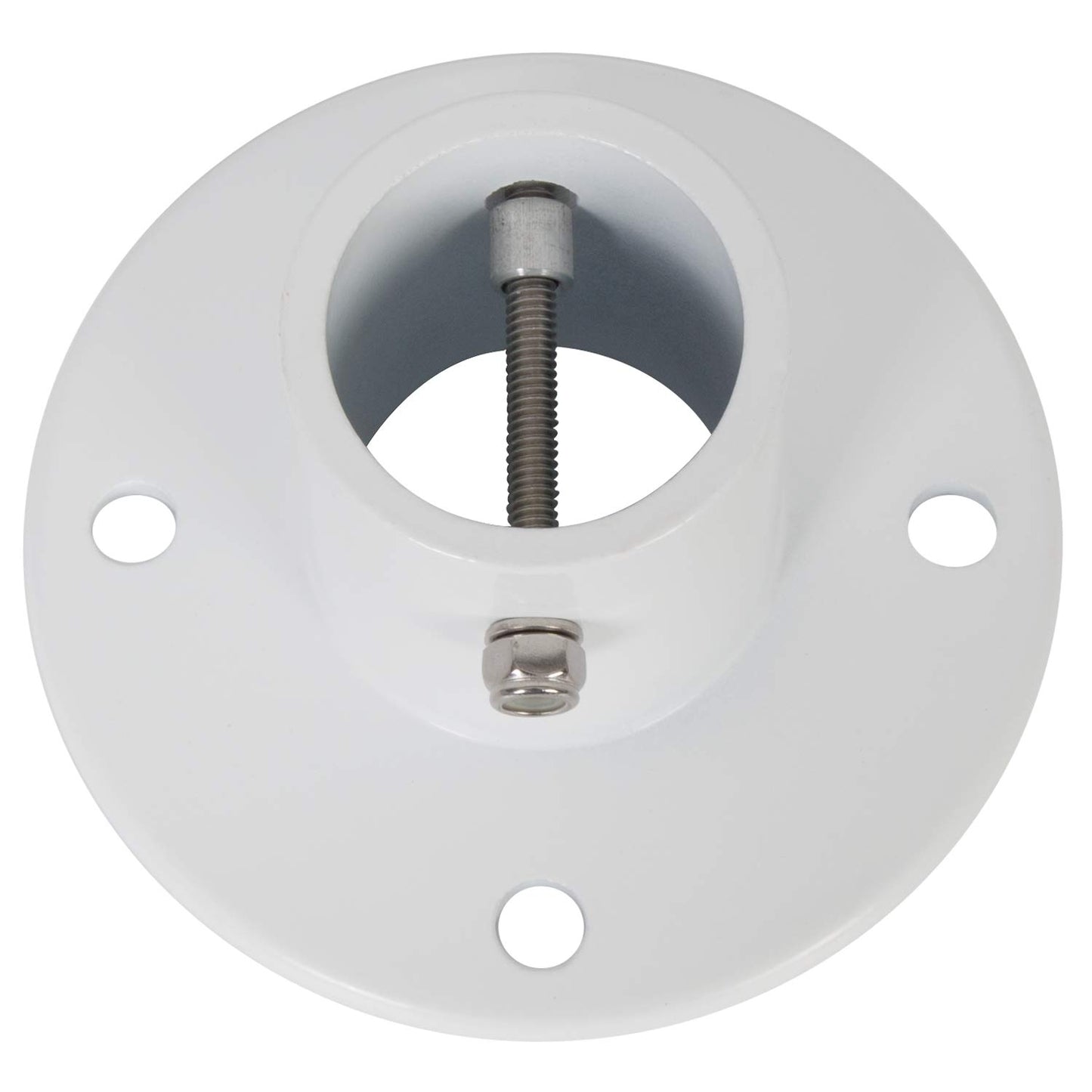 ECOTRIC Deck Anchor Flange Cast Aluminum Above Ground Pool Ladders/Handrails/Slide - 1 7/8” Inch Diameter of 1.9"(4PC)