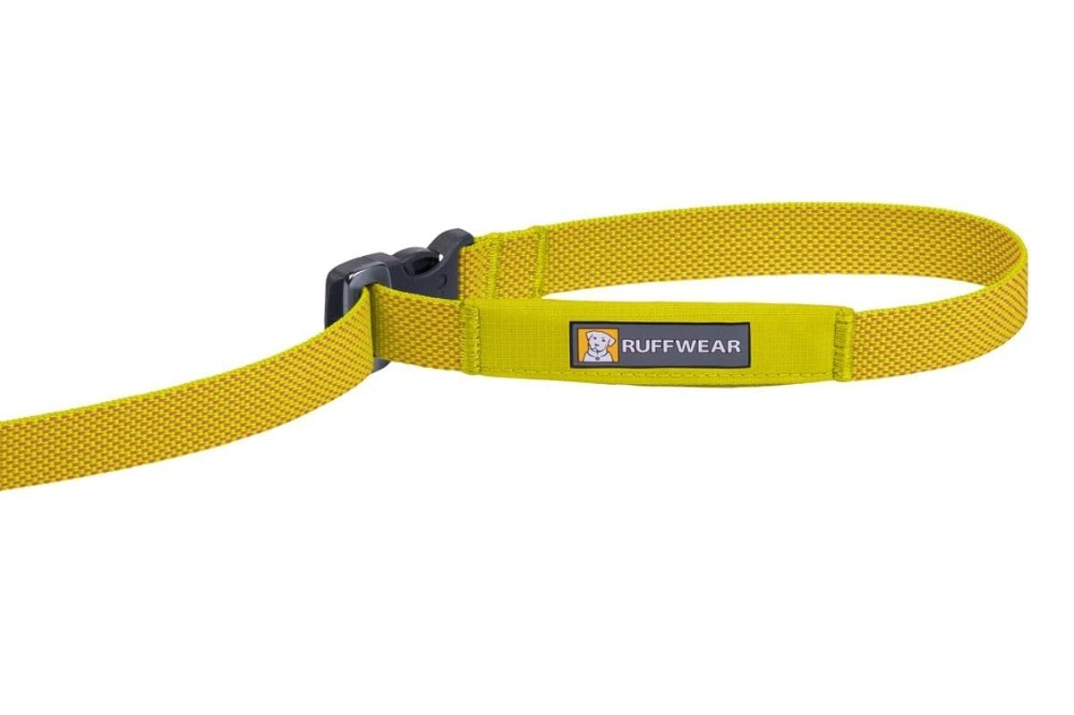 Ruffwear, Flagline Dog Leash, Lightweight Lead with Hands-Free, Waist-Worn Option, Lichen Green
