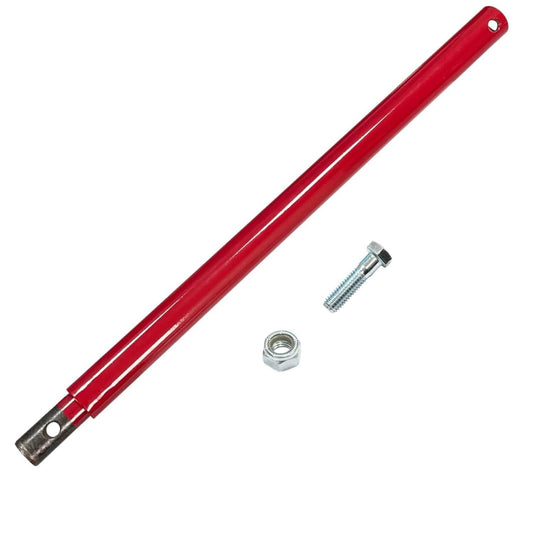 C CLINK Auger Extension 18" Red Steel Structure Fits All powerheads with a 7/8” Connection