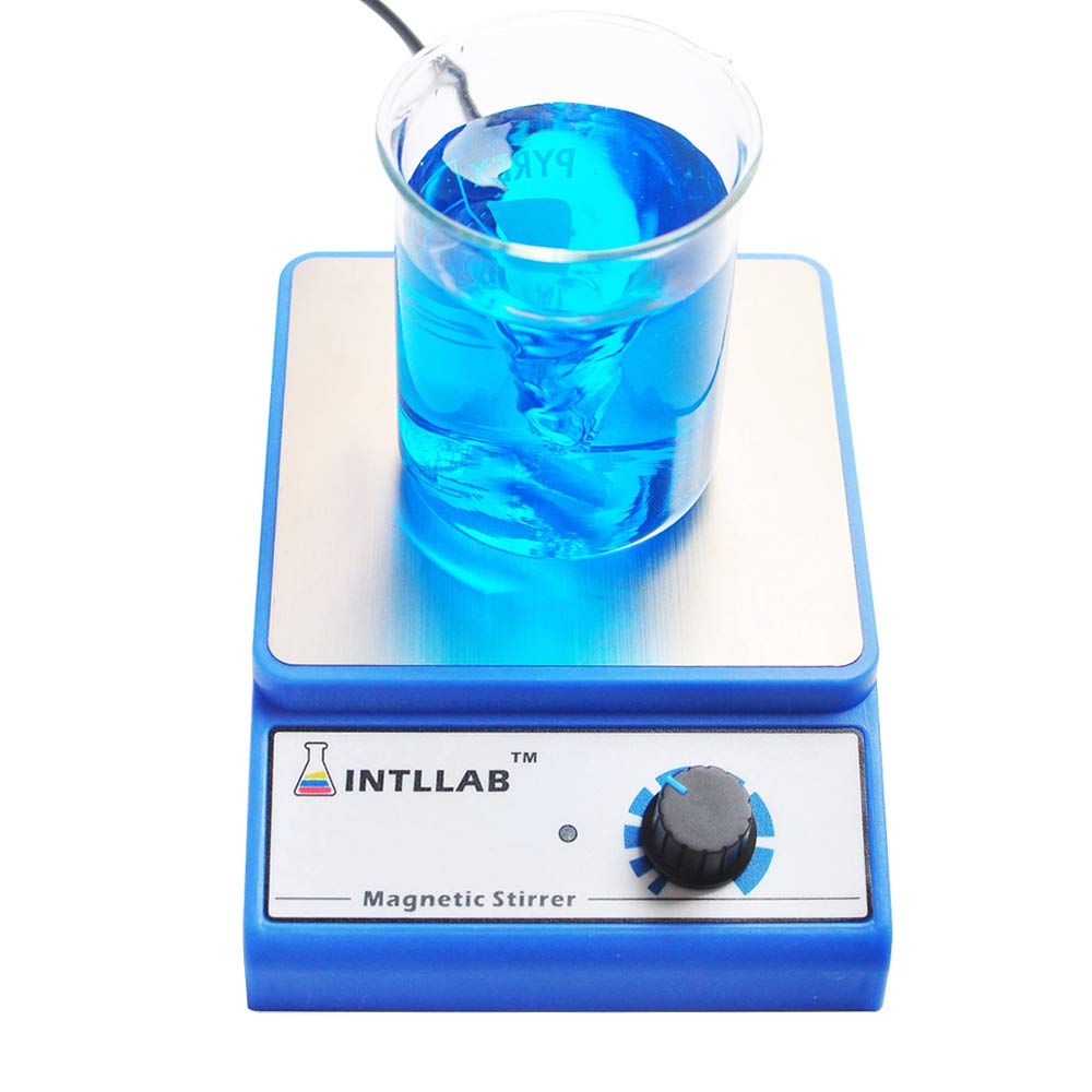 INTLLAB Magnetic Stirrer with 7pcs/Pack Stir Bars Set and 10 inch Length Stir Bar Retriever
