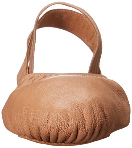 Capezio Leather Pirouette II, Dark Suntan, Medium