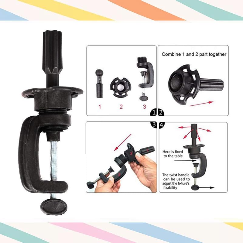 100% Real Hair Mannequin Head Training Head Manikin Cosmetology Doll Head for Hairdresser Practice Braiding Hair Styling with Clamp stand (14 inch, black)