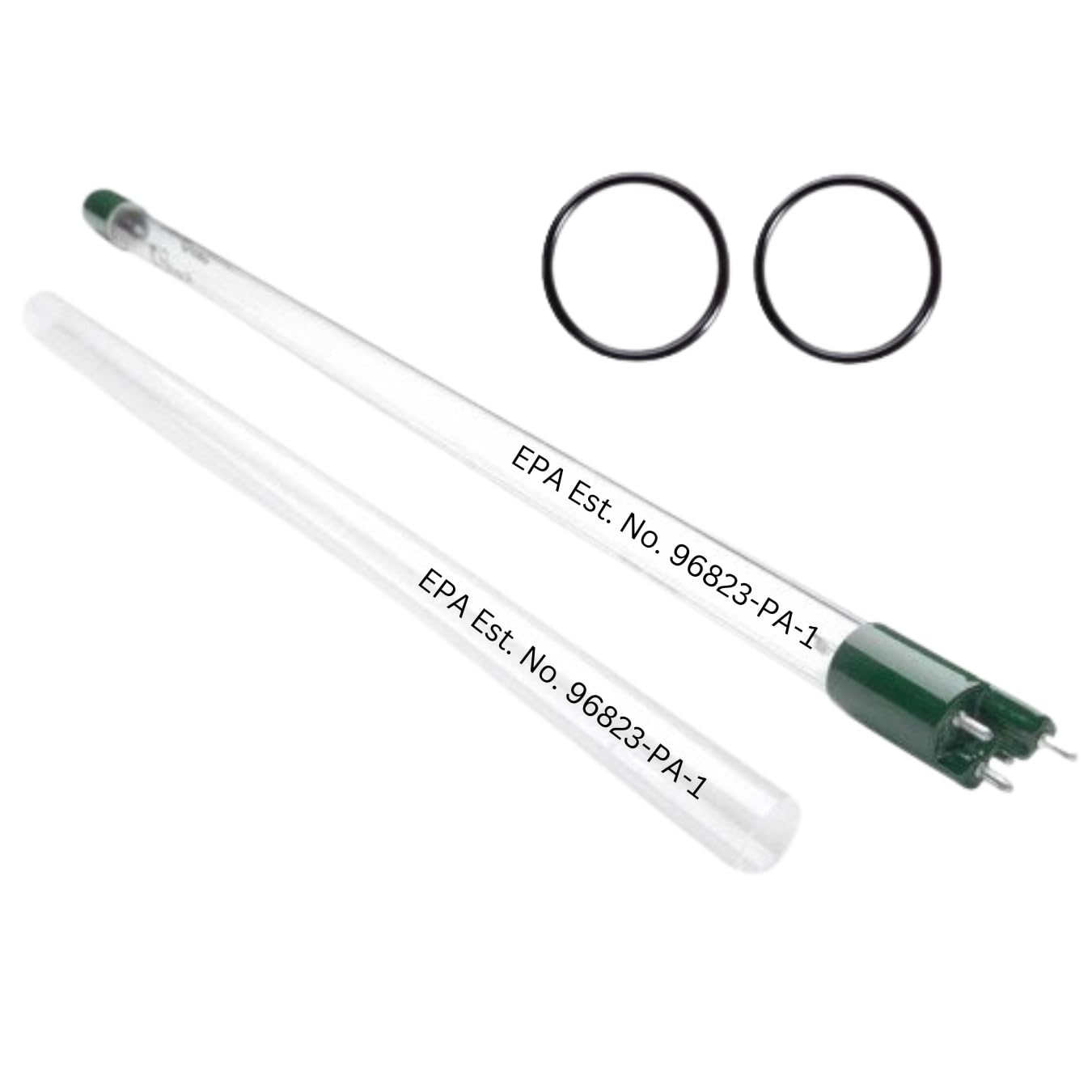 LSE Lighting S810RL & QS-810 UV Lamp and Quartz Sleeve Combo – 40W High Output Replacement for UV Water Systems – Includes O-Rings – Designed in USA