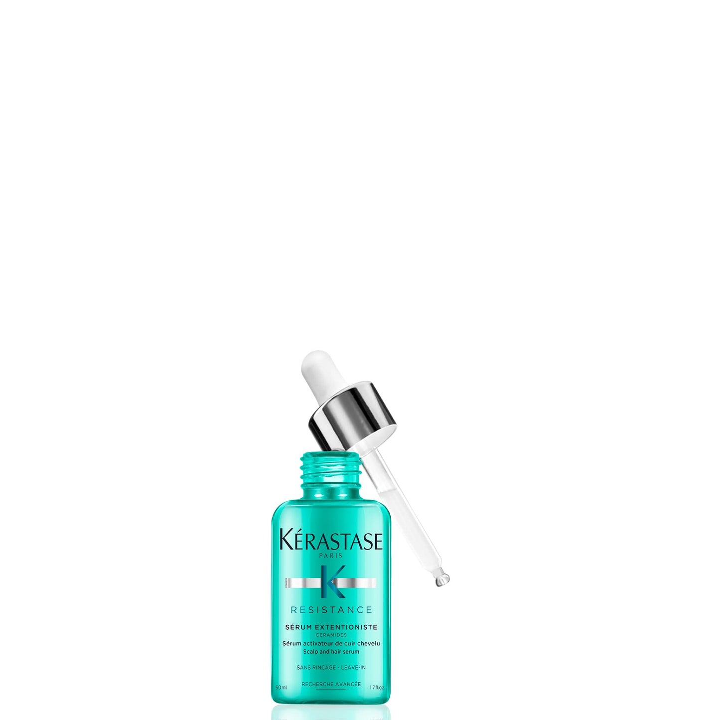 Kérastase Resistance Hair Serum, Extentioniste Scalp & Hair, Energizing Leave-In, Soothing Texture, Stimulates & Protects Scalp for Healthy Hair, With Ceramides, 50 ml
