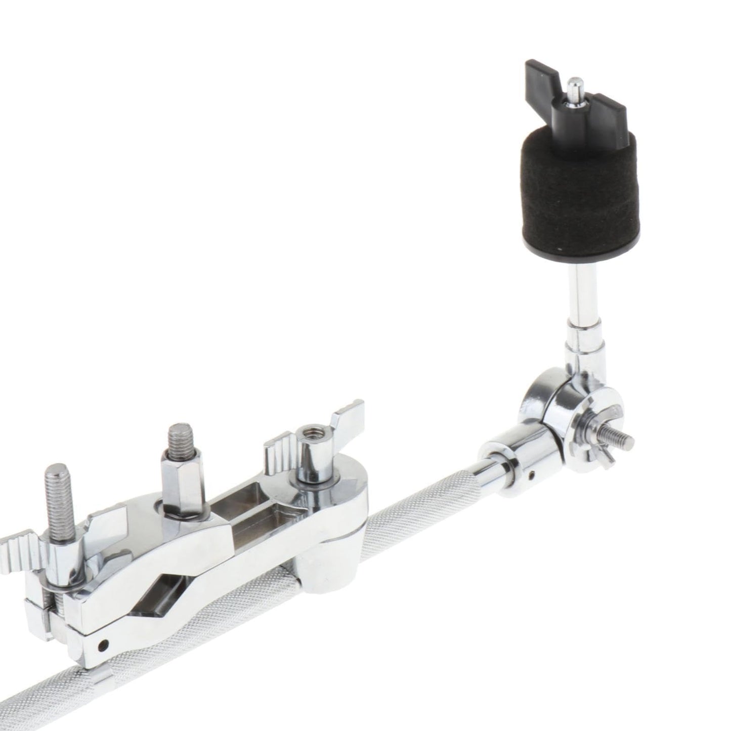 DYNWAVE Cymbal Extension Stand Drum Cymbal Stand Lightweight Drum Set Metronome with MEGA Clamps Adjustable Kids Grabber Cymbal Arm,12.99inch