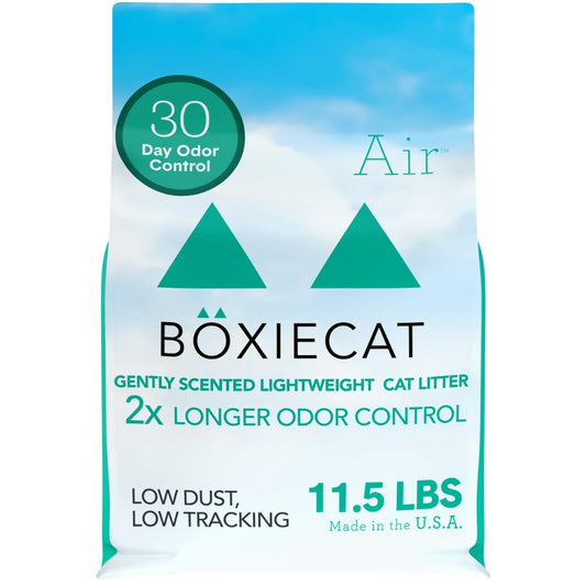 Boxiecat Air Lightweight, Gently Scented, Premium Clumping Litter 11.5lb