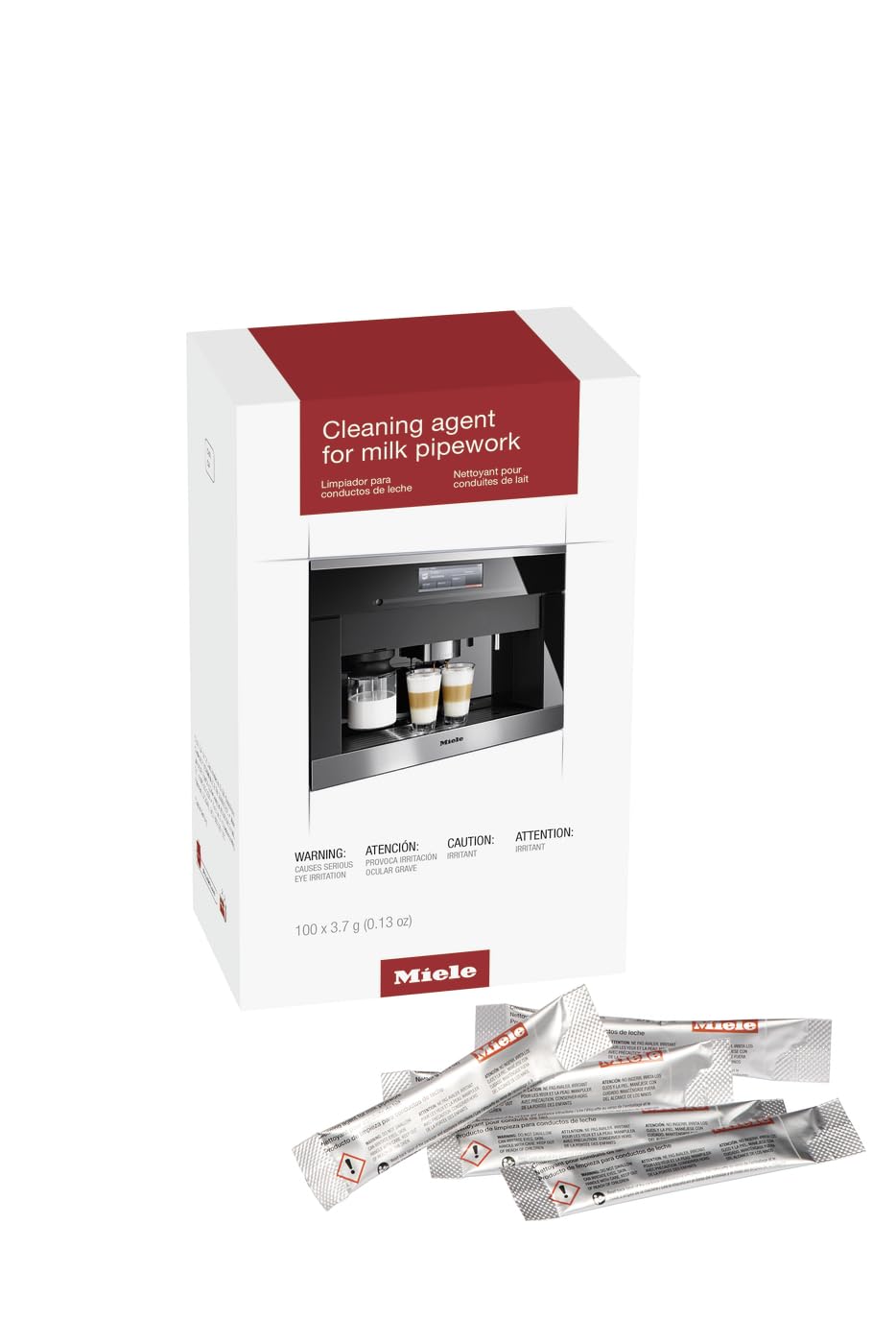 Miele Pipework Cleaner for Coffee Machines, 100 Sachets - 10182210