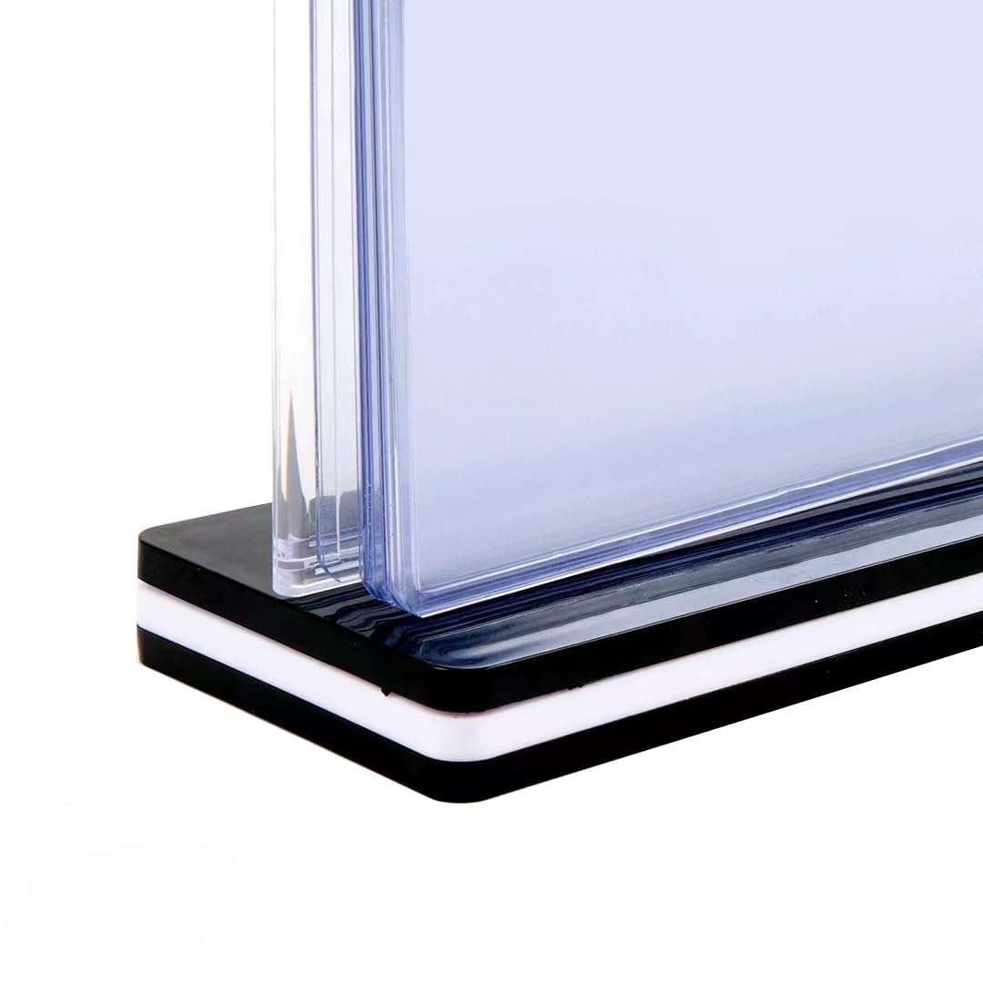 HENGSENLI T-shaped multi-page flip acrylic sign holder, menu / photo / advertising / drink display stand, 8.5 x 11 inches