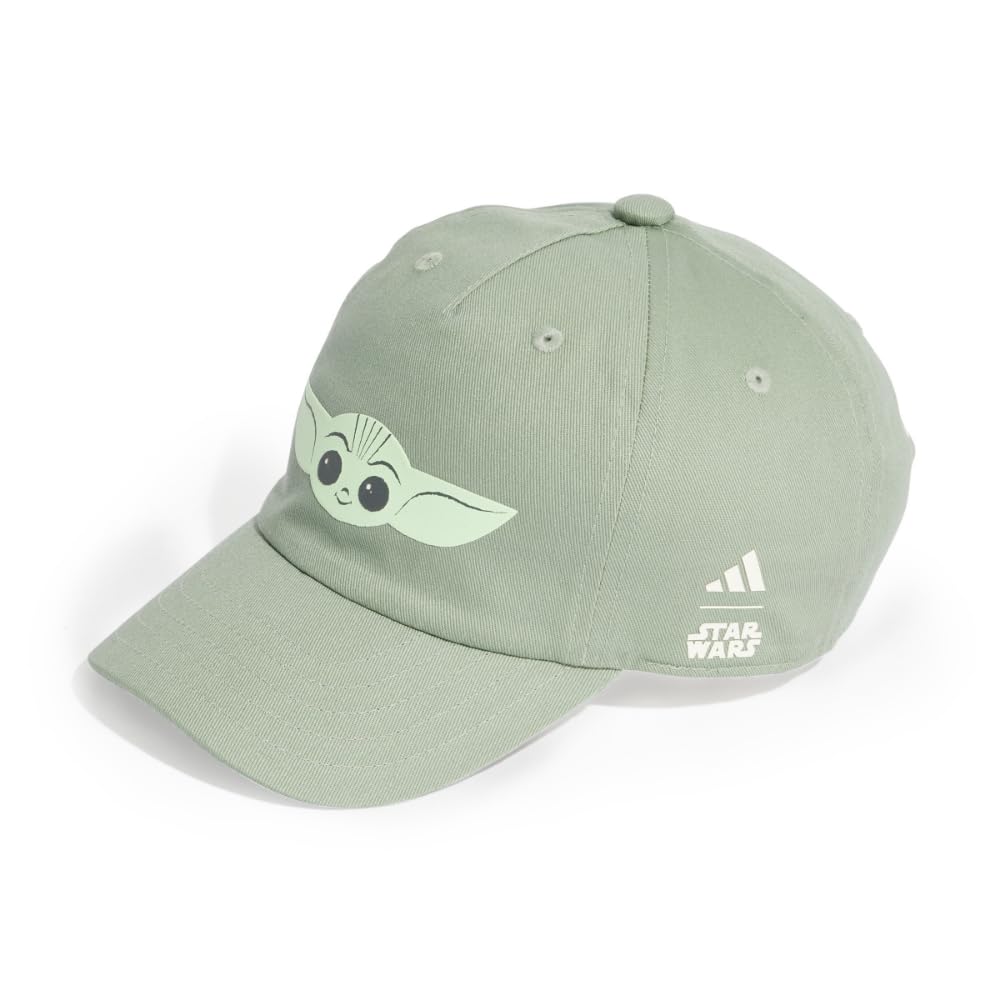 adidas Unisex-Kids x Star Wars Mandalorian Cap,Silver Green,One Size Fits Youth