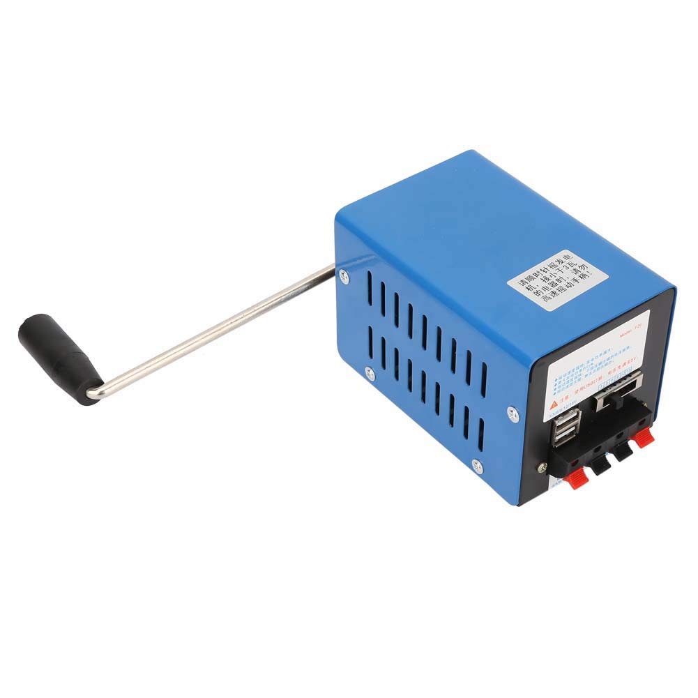 Hand Crank Generator,Portable High Power Hand-cranked Generator 20W,USB Charging Emergency Dynamotor,for Field Operations Training Tourism
