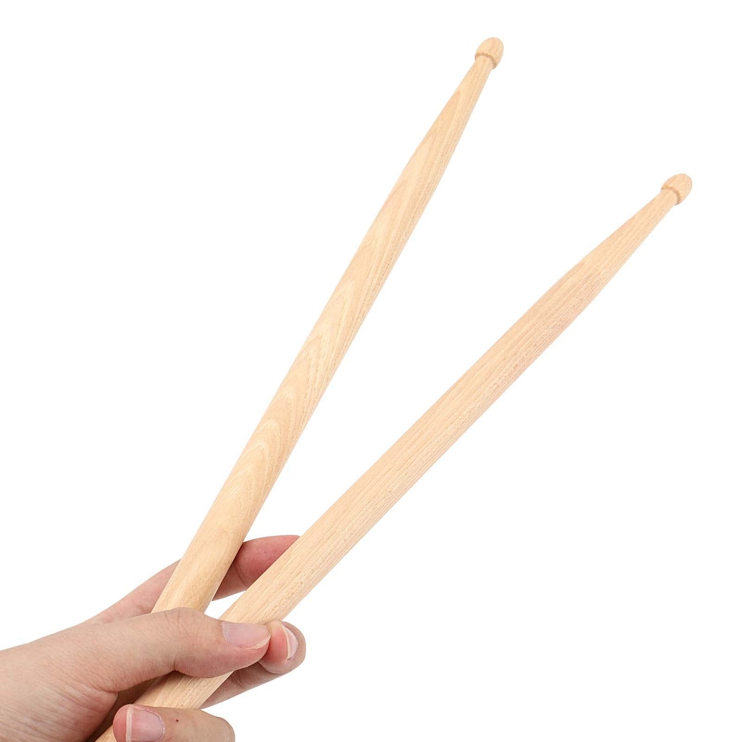 SOUJAP 24 Pairs 5A Drum Sticks, Maple Wood Drum Sticks Bulk, Wood Tip Drumstick for Drummer or Beginner(48 Pieces)