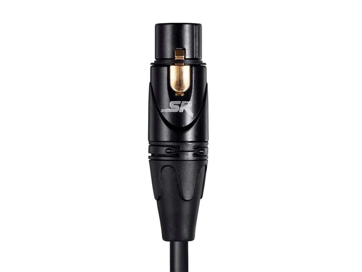 Monoprice Starquad XLR Microphone Cable - 35', Black