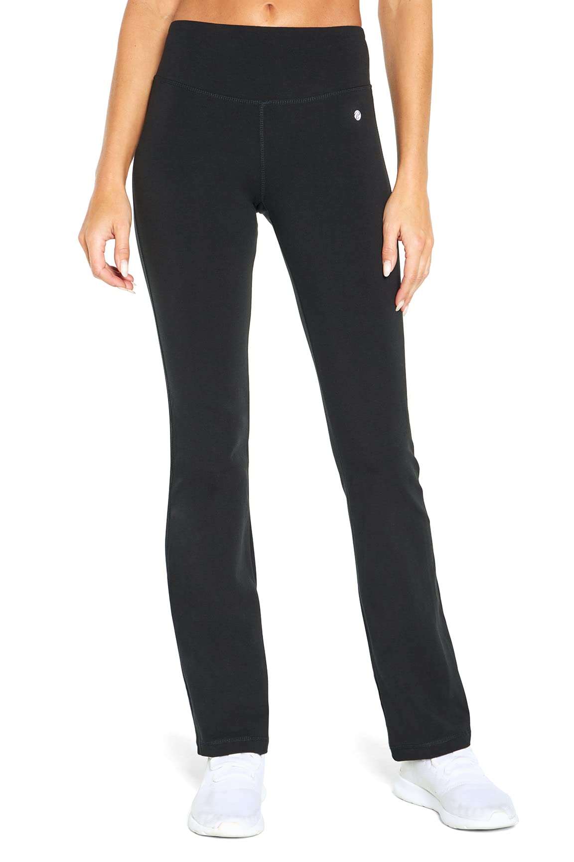 Bally Total Fitness Womens Tummy Control Long Pant Black