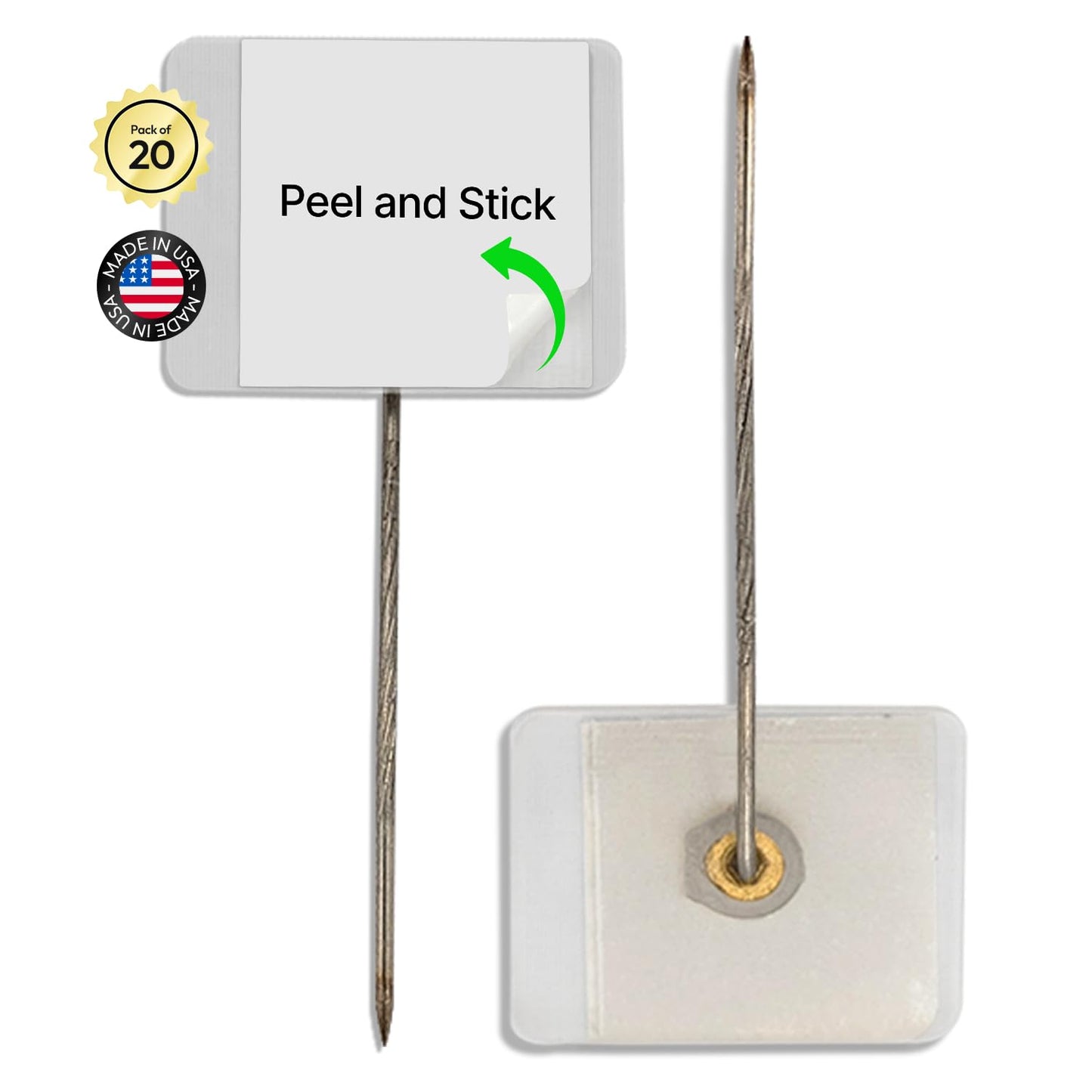 Cubicle Partition Nameplate Pins - Pack of 20
