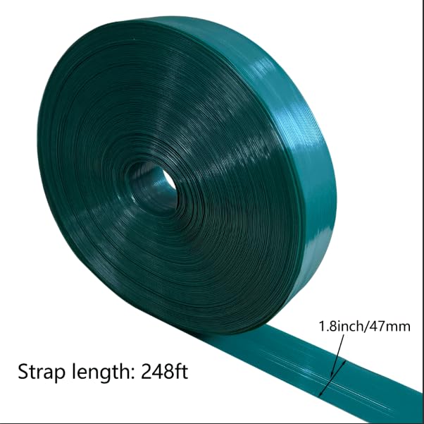 Aiwaiufu 76 Meters Chain Link Fence Privacy Tape, 250ftX0.15ft Chain Link Slats with 200 Packs Snap Fastener&Punch Tool, Fence Covering Privacy, Green