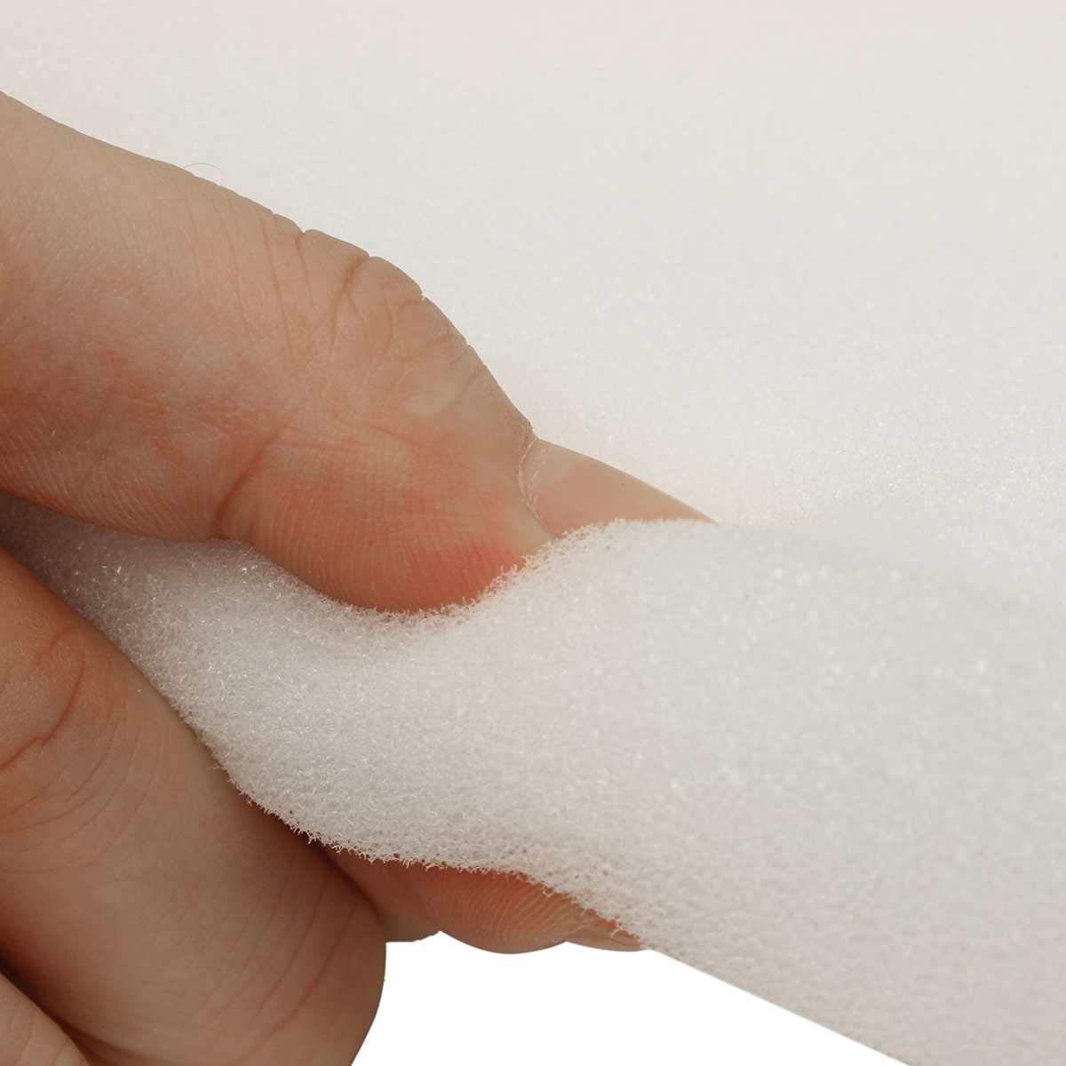 Cozylkx Upholstery Foam, 0.5" H x 24" W x 71" L High Density Seat Cushion Foam for Foam Padding, Seat Replacement, Upholstery Sheet, White