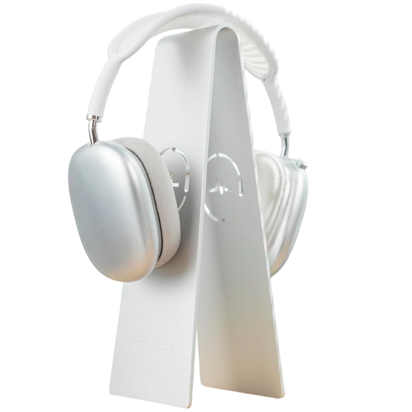 Aluminum Headphone Stand, Universal Headset Holder for Desk, Gaming Headphone Hanger with Anti-Slip Base, Compatible with Over-Ear & On-Ear Headphones