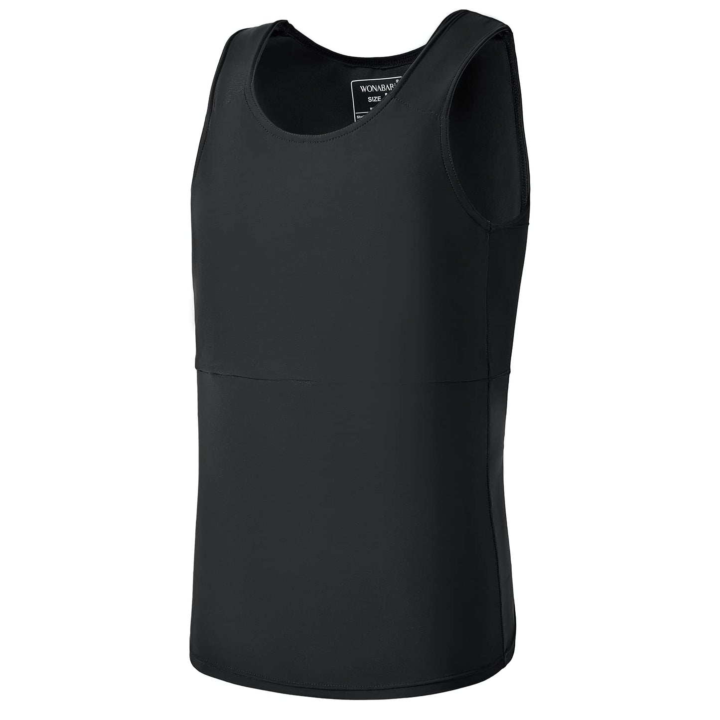 Wonababi Chest Binder, Binder Trans Ultra Flat Tank Top FTM Binder for Gynecomastia Compression Shirts Binder Chest