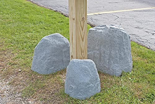 Emsco Group Landscape Rock – Natural Granite Appearance – Small – Lightweight – Easy to Install