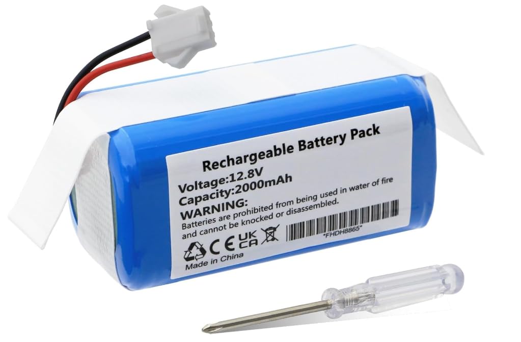 TIIANTE 2000mAh 12.8V Replacement Battery Compatible with Lefant M210 M210B M210P M213 M213S M320 OKP Life K2 Robot Vacuum Cleaner Battery (Not 14.4V)