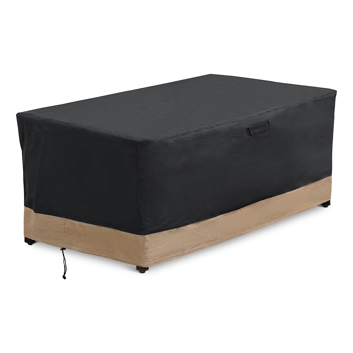 Stanbroil 60 Inch Rectangle Fire Pit Cover for Outdoor Patio Gas Fire Table, Water Resistant Outdoor Patio Fire Pit Cover, Black,(60L x 38W x 24H)