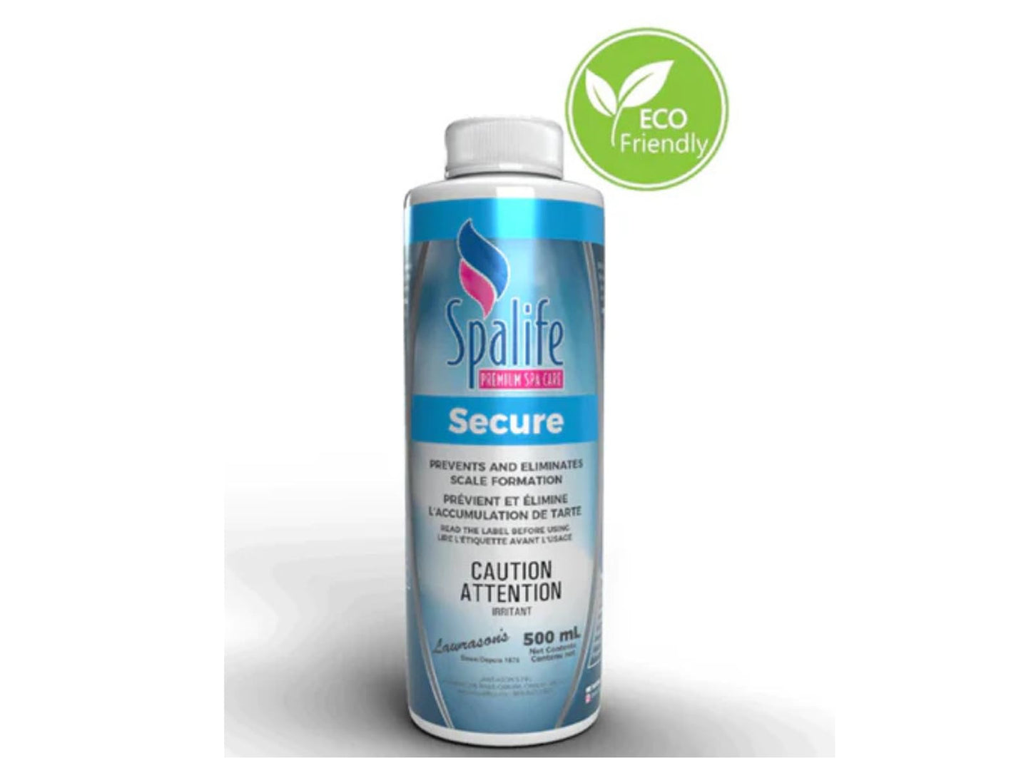Secure 500ml | Prevents & Eliminates Scale in Hot Tubs & Spas | Eco-Friendly | Improves Water Clarity | Use Less Hot Tub Chemicals | Use with Chlorine, Bromine & Hot Tub Accessories