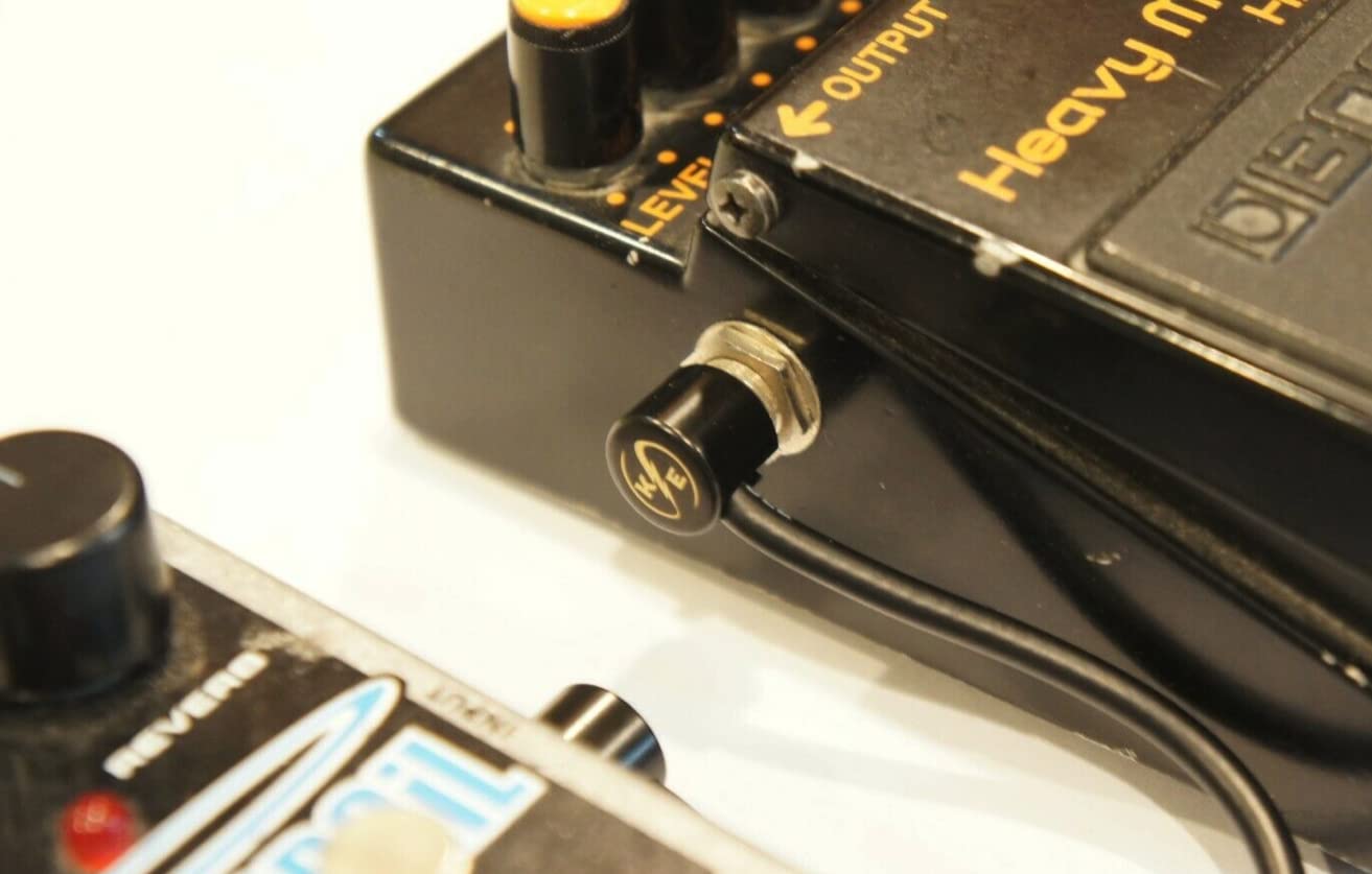 Kurrent Electric 1/4" TS Mono Connectors Solderless Guitar Pedal Patch Cable (8)