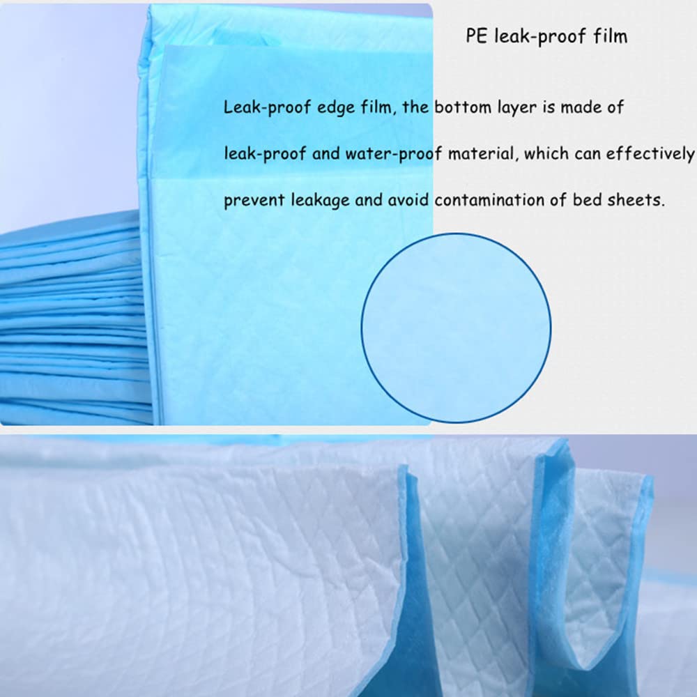 40 Count Dog Training Pads, Extra Large Puppy Pads Disposable, Absorbent & Leak-Proof XL Pet Pee Pads Housebreaking Supplies for Large Dogs, Puppies, Cats, Rabbits and Kids - 36x32 Inch, Blue