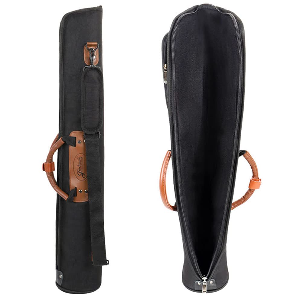Soprano Saxophone Bag 1200D Water-resistant Oxford Cloth Adjustable Padding Straps with Pocket,15mm Cotton Padded, Clarinet Bag