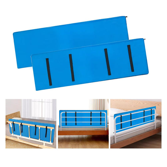 Bed Rail Padding Hospital Pads for Elderly Adults Bedside Rails Seniors Safety Railings Cushion Medical Assist Bumper Covers 48''x 15''x 0.8''(1 Pair)