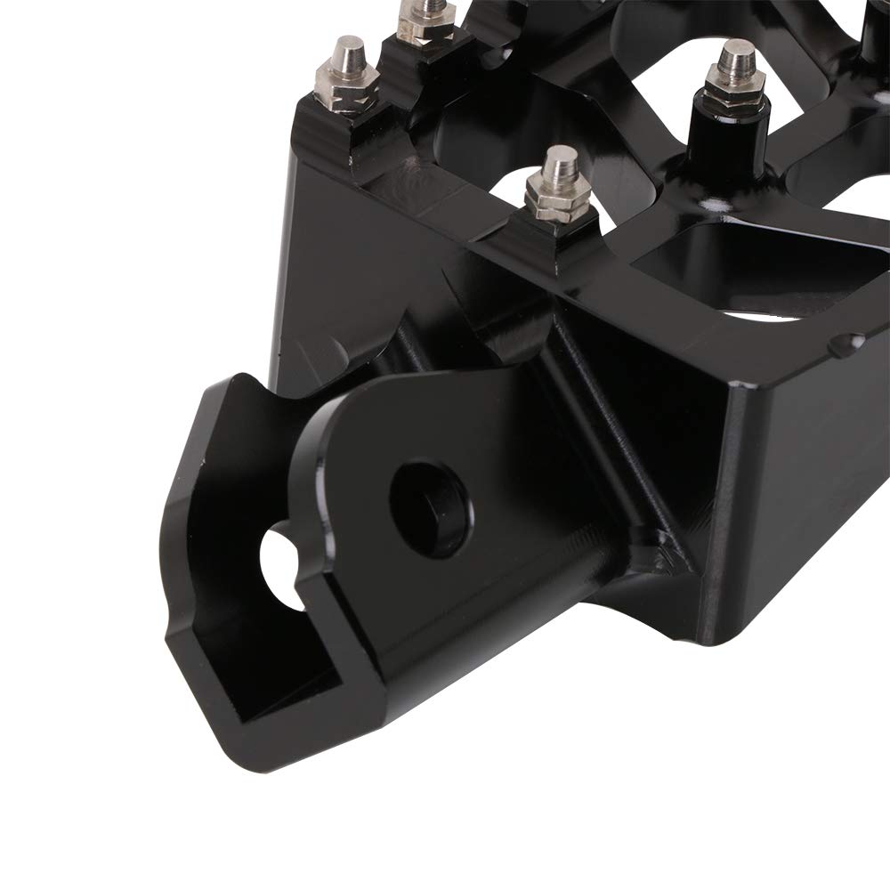 JFG RACING Dirt Bike Pegs,Motorcycle Dirt Bike Foot Pegs MX Foot Pedals Rests CNC for Light Bee Surron Sur Ron/CRF150F 2003-2017/CRF230F 2003-2019 - Black