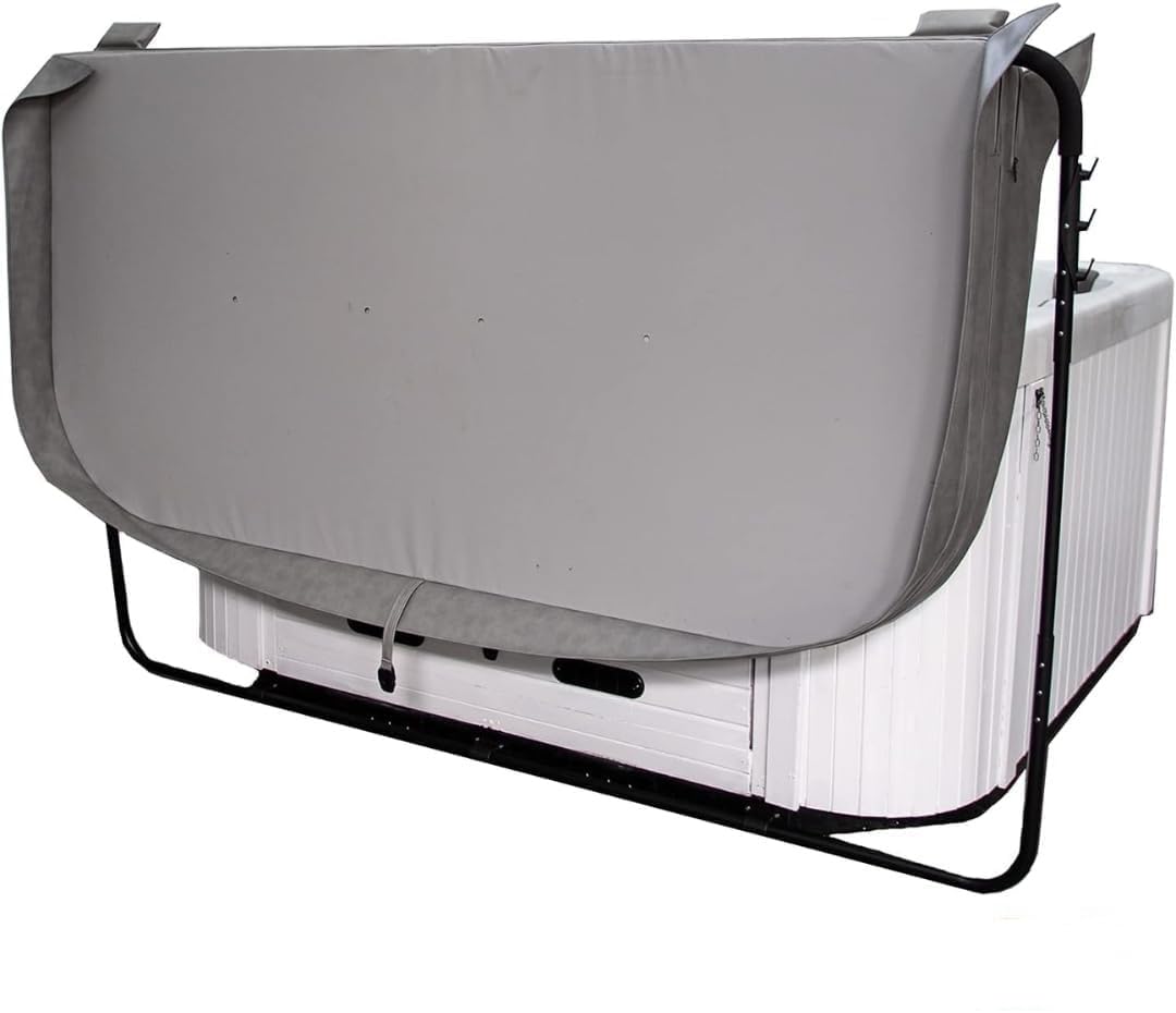 ABC Spa Classic Spa Cover Lifter, Powder Coated Aluminum with 3 Durable Plastic Mounts Hot Tub Lifter, Fits Square or Rectangle Hot Tubs up to 96"
