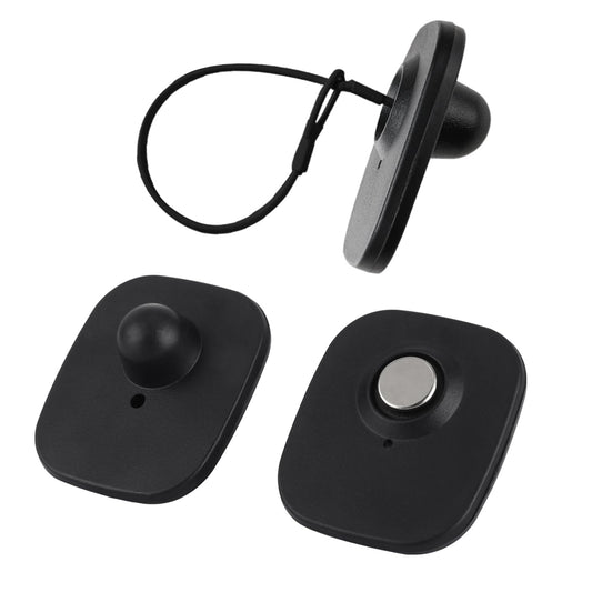 250 Pcs Hard Clothing Security Tags 8.2Mhz RF Frequency, Retail Security Clothes EAS tag with 250 Pins and 100 pcs Lanyards