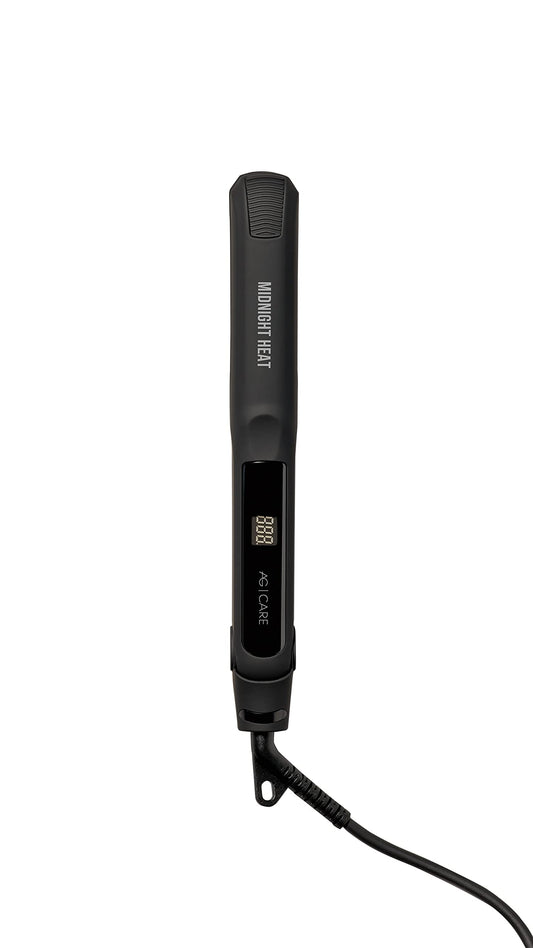 AG Care Midnight Heat Tourmaline Ionic Professional Flat Iron