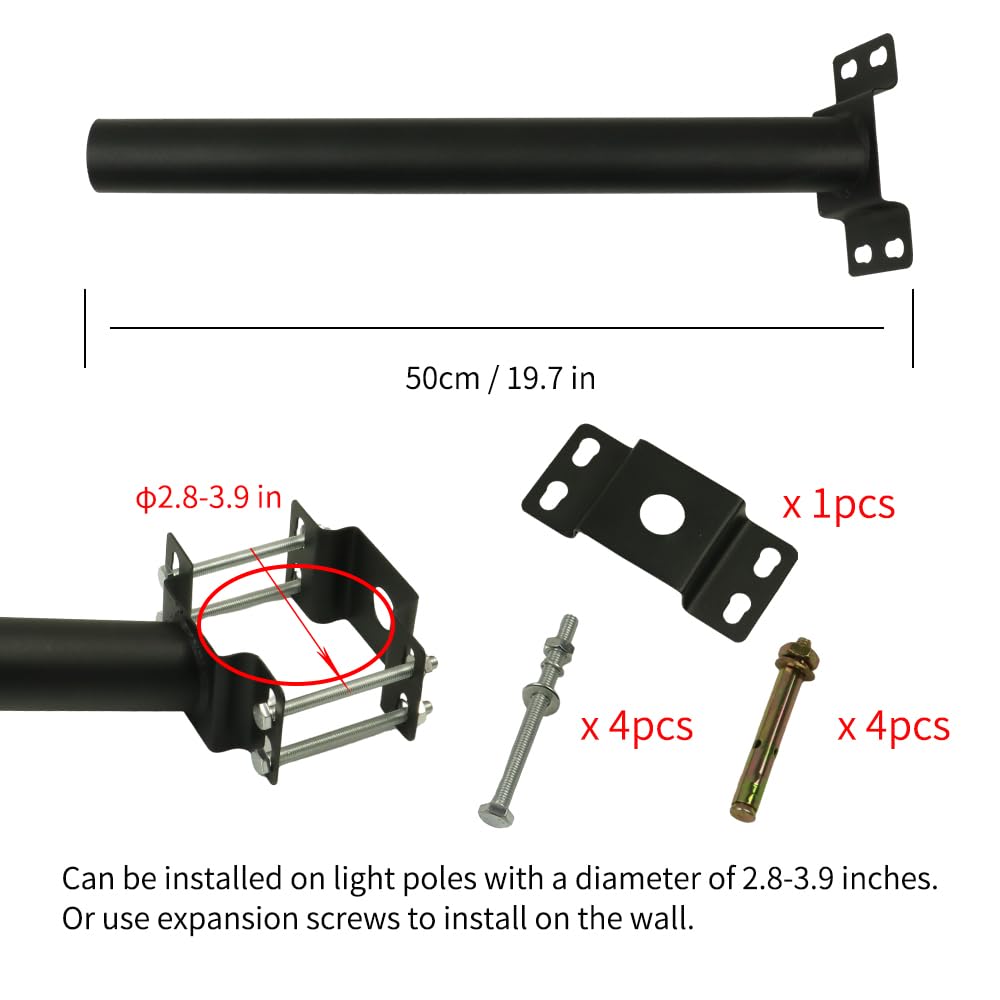 Solar Street Light Large Commercial - Outdoor Heavy Duty Big Bright Waterproof high Powered 4000w