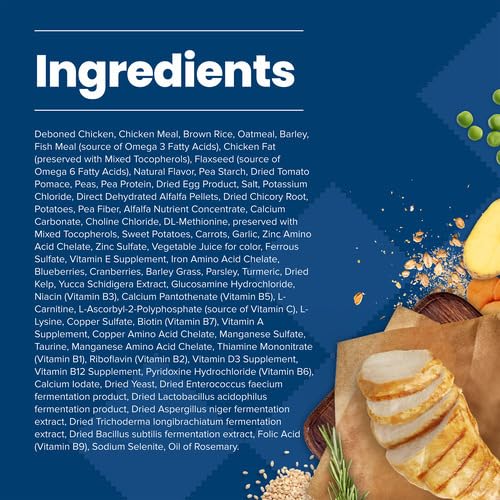 Blue Buffalo Life Protection Formula Small Breed Dog Food – Natural Dry Dog Food for Adult Dogs – Chicken and Brown Rice 6.8kg Bag - 15lb, kibble