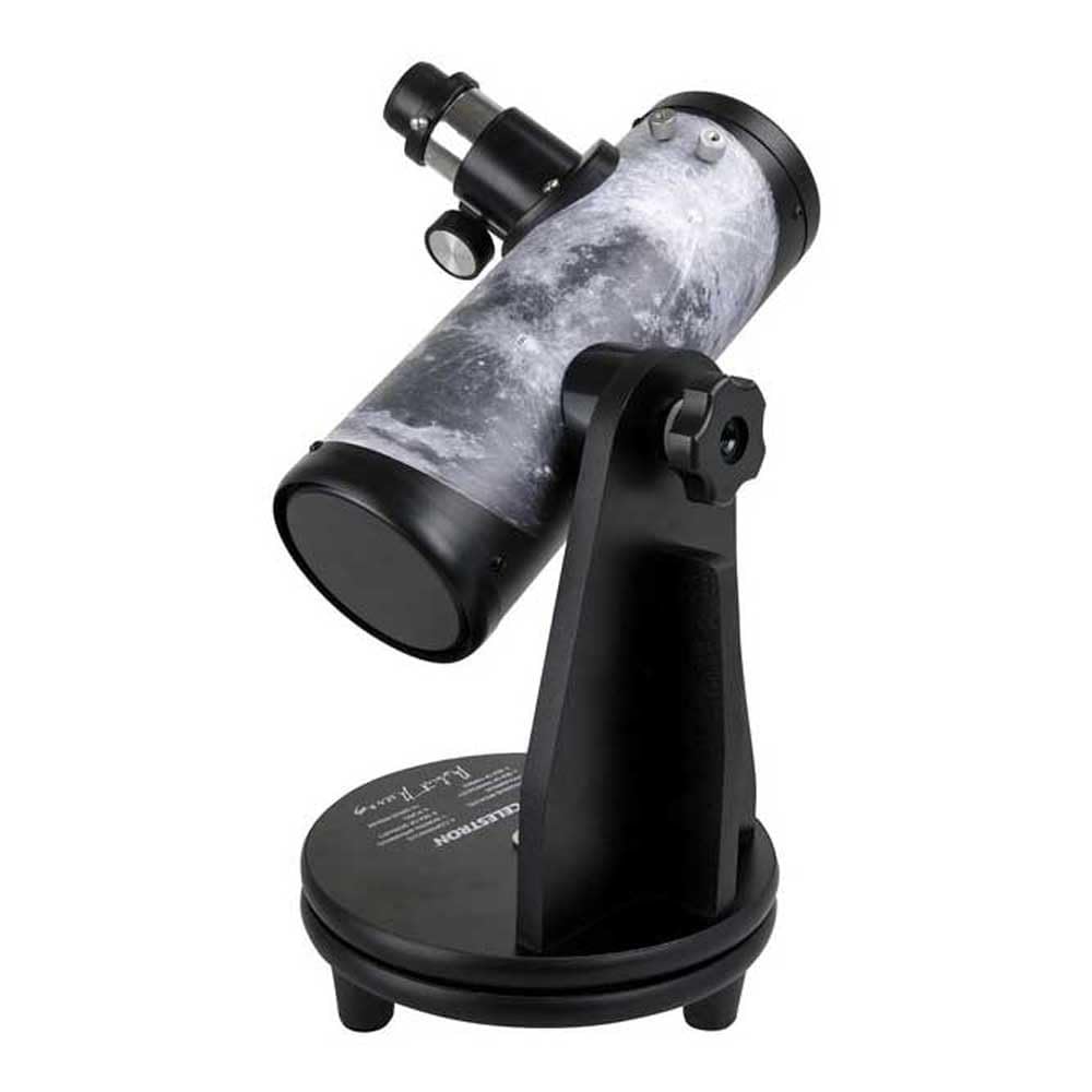 Celestron – 76mm Signature Series FirstScope – Compact and Portable Tabletop Dobsonian Telescope – Ideal Telescope for Beginners – Features Custom Moon Map Wrap – Bonus Astronomy Software Package