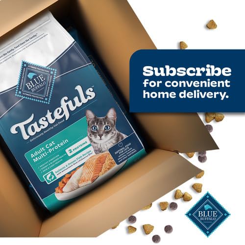 Blue Buffalo Tastefuls Adult Cat Multi-Protein Salmon & Ocean Fish Recipe 7LB